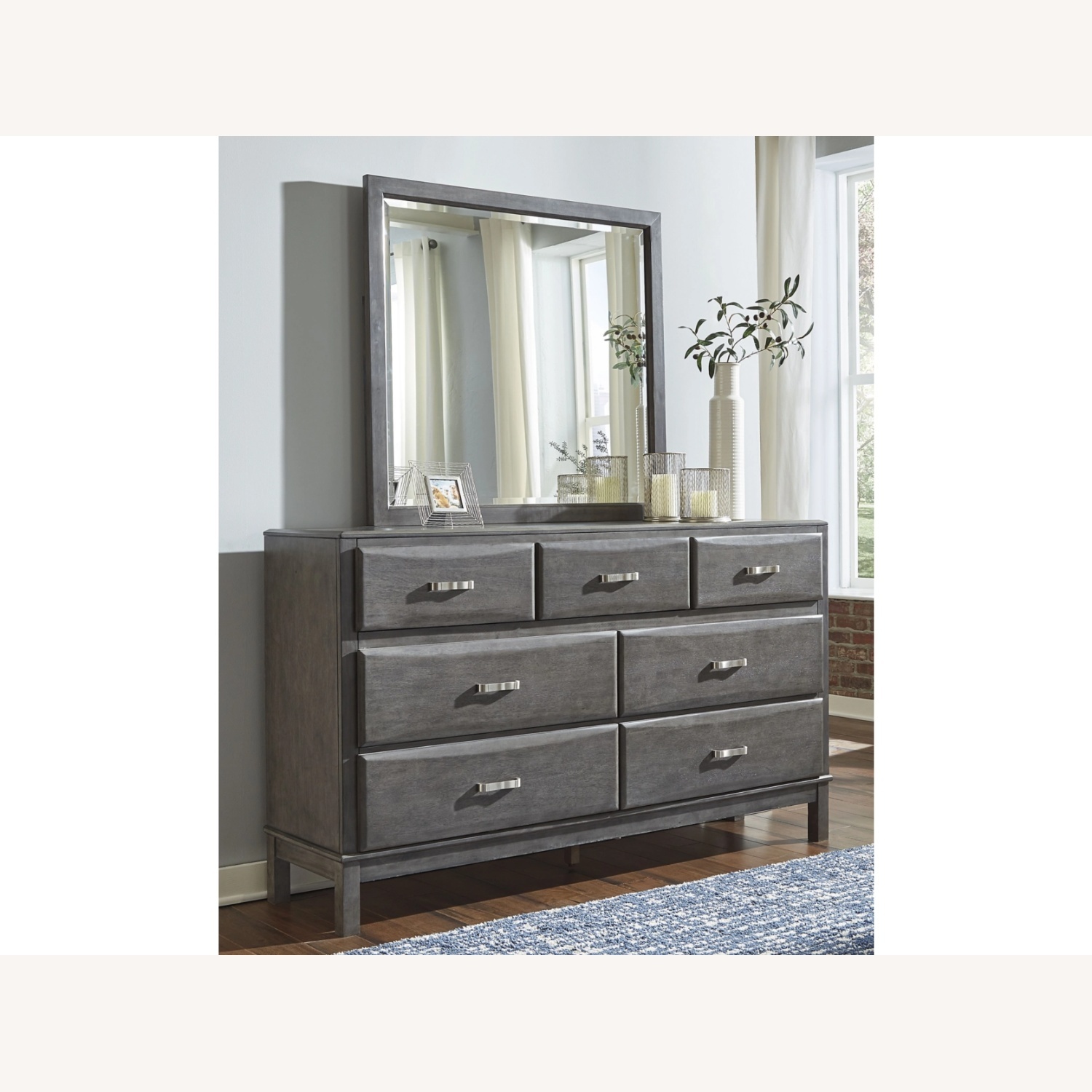 Ashley Furniture Caitbrook 7 Drawer Dresser and Mirror - image-5