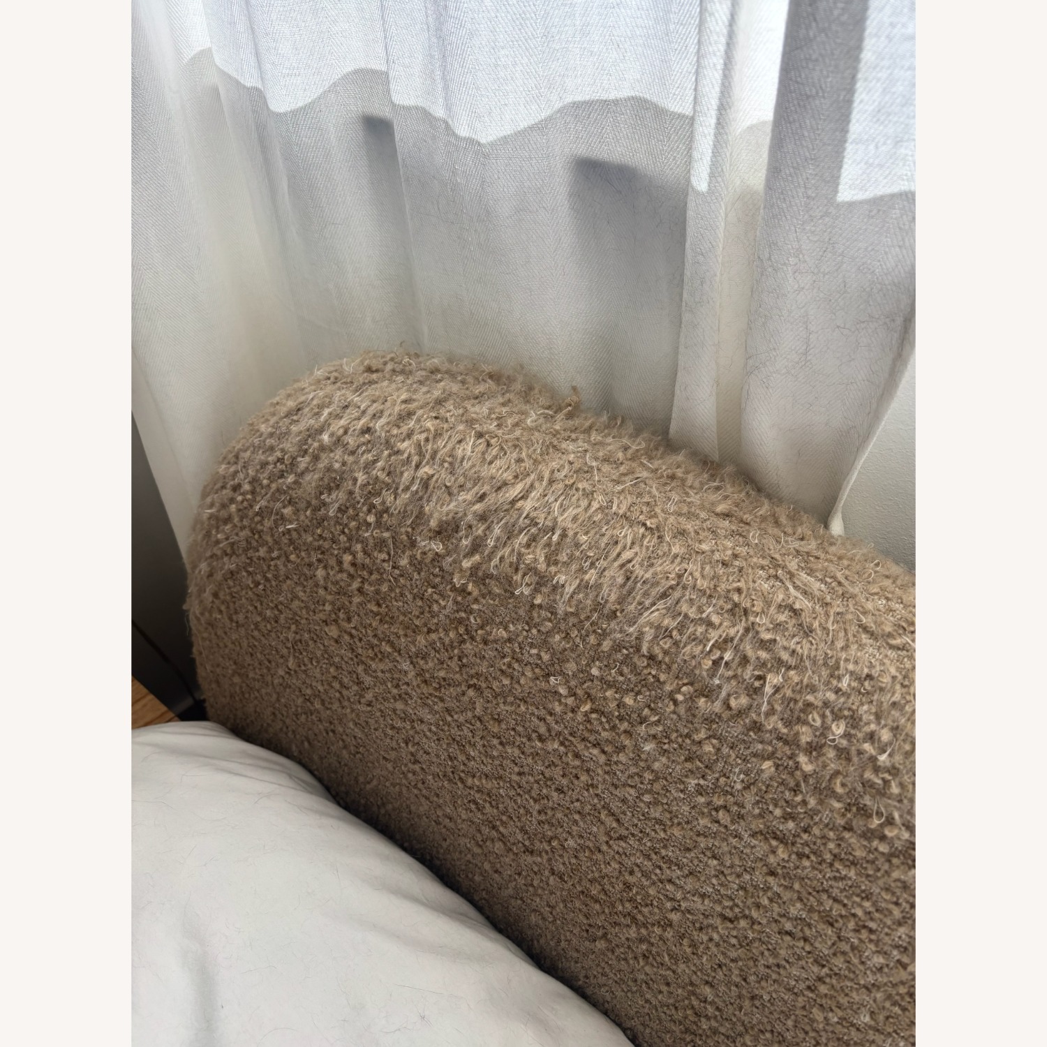 CB2 Diana Boucle King Bed - image-3