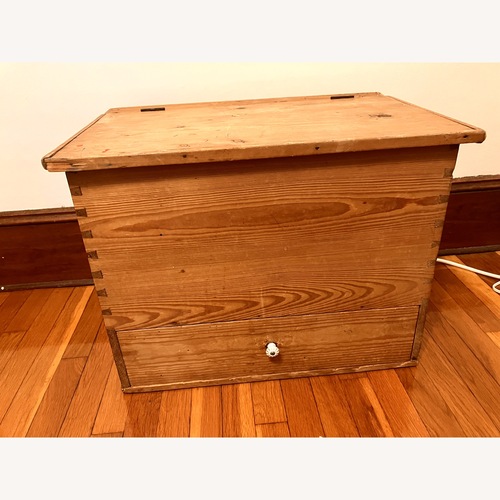Used Antique Pine Trunk German Origin for sale on AptDeco