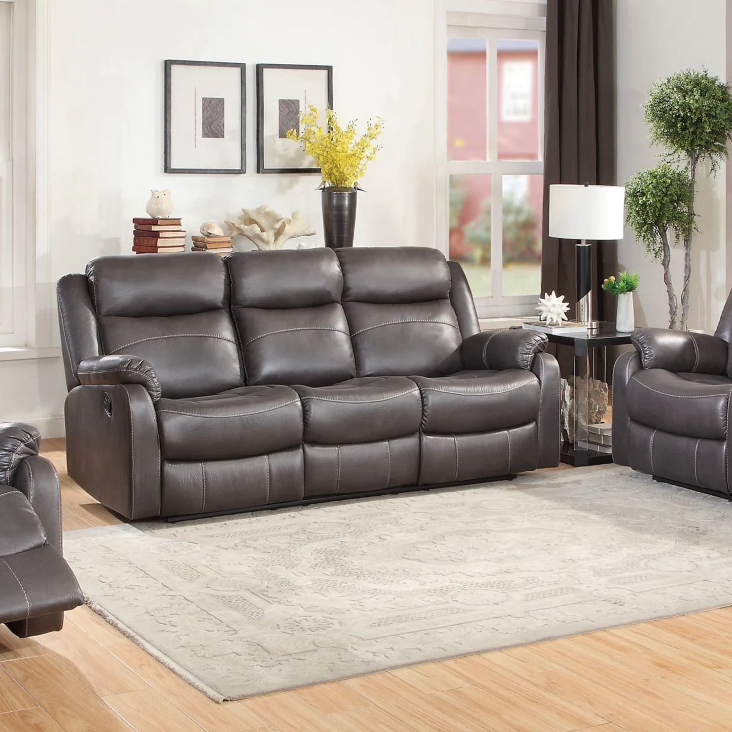Wayfair Erkson 80.25 Upholstered Reclining Sofa - image-5