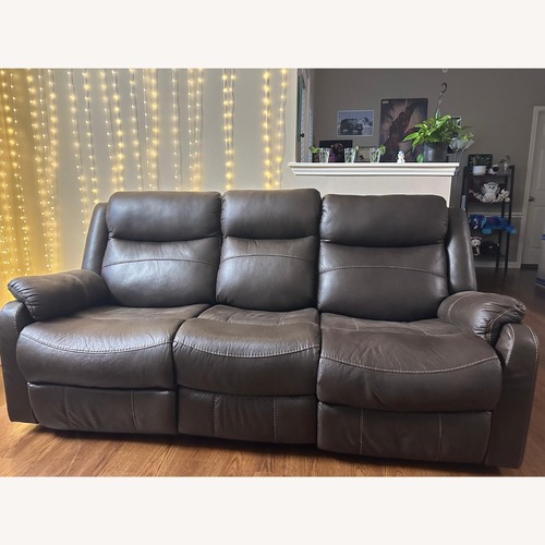 Used Wayfair Erkson 80.25 Upholstered Reclining Sofa for sale on AptDeco