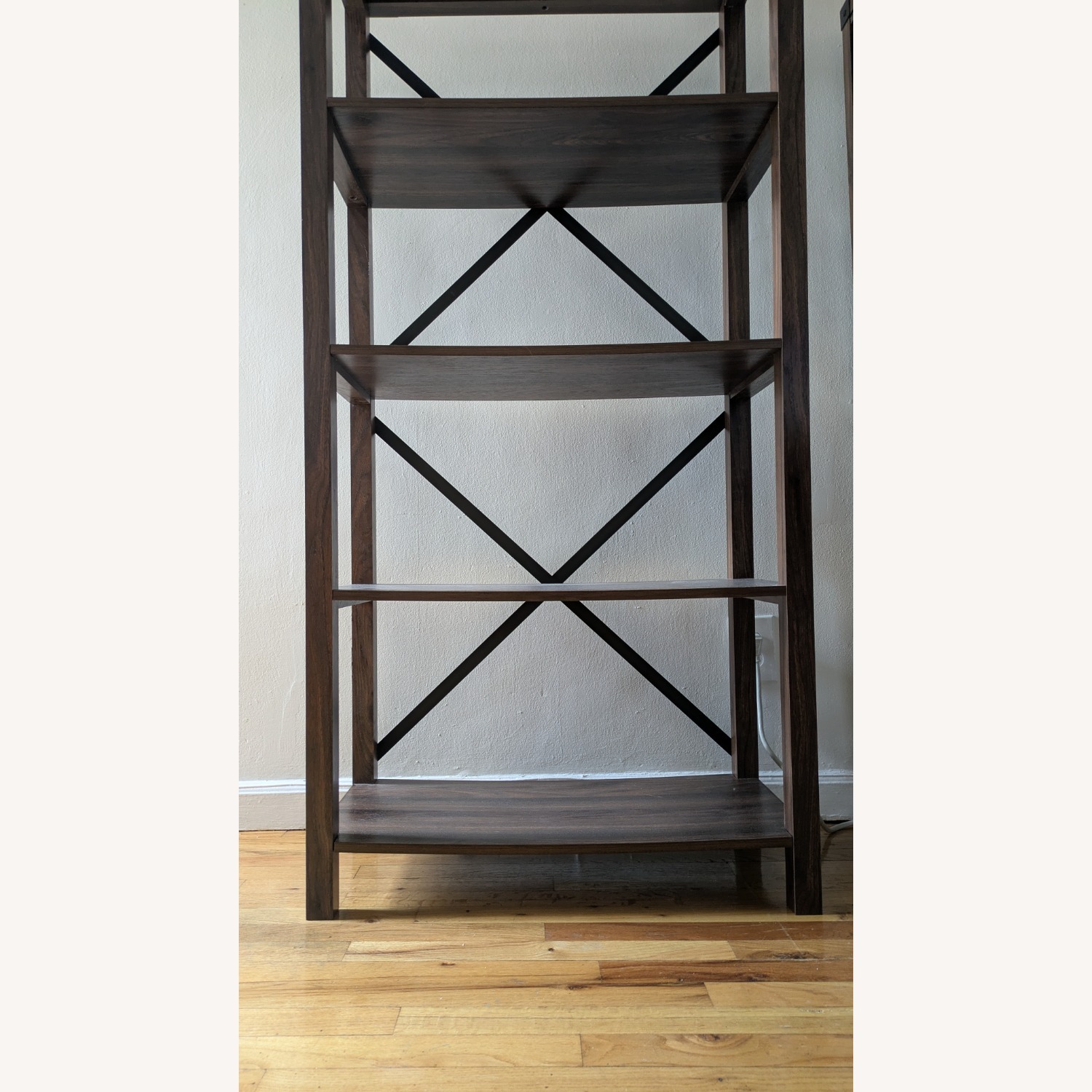 Walker Edison Metal X  Industrial Farmhouse Bookshelves - image-3