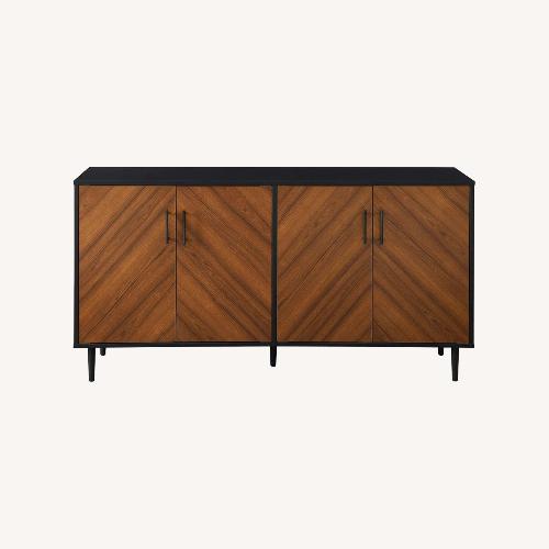 Used Walker Edison Modern 4-Door Buffet-Sideboard for Storage for sale on AptDeco