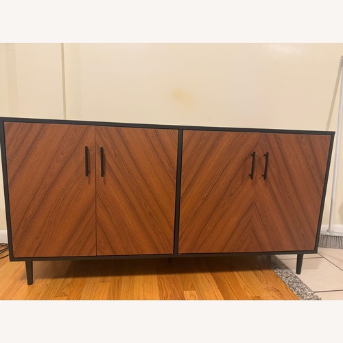 Used Walker Edison Modern 4-Door Buffet-Sideboard for Storage for sale on AptDeco
