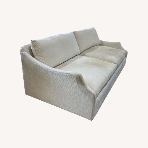 Used Arhaus Comfy Beveled Arm Sofa White for sale on AptDeco