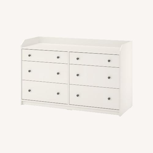 Used IKEA Hauga White Dresser for sale on AptDeco