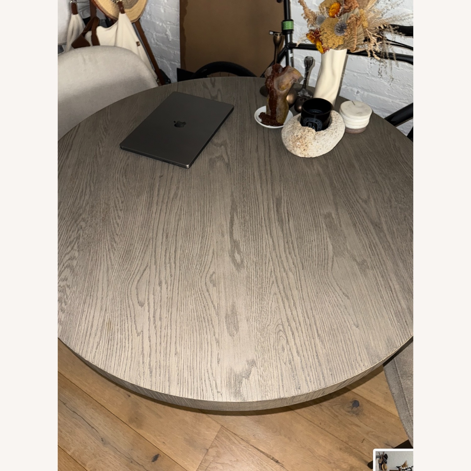 Restoration Hardware Antoccino Round Dining Table - image-5