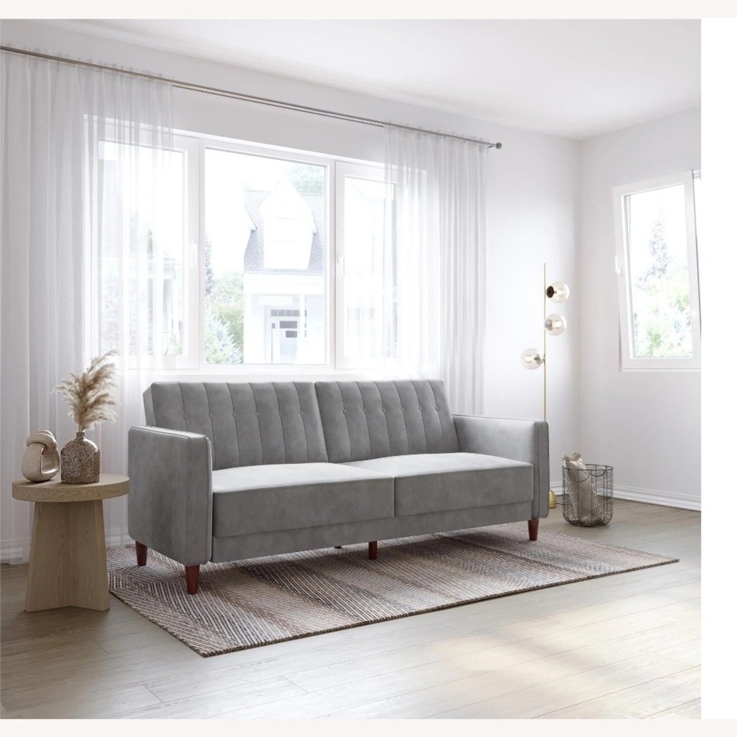 DHP Pin Tufted Transitional Futon - image-1