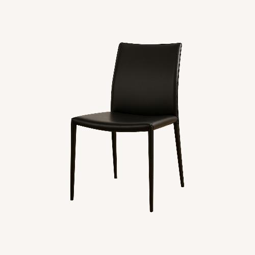 Used Italian Design Leather Dining Chairs for sale on AptDeco