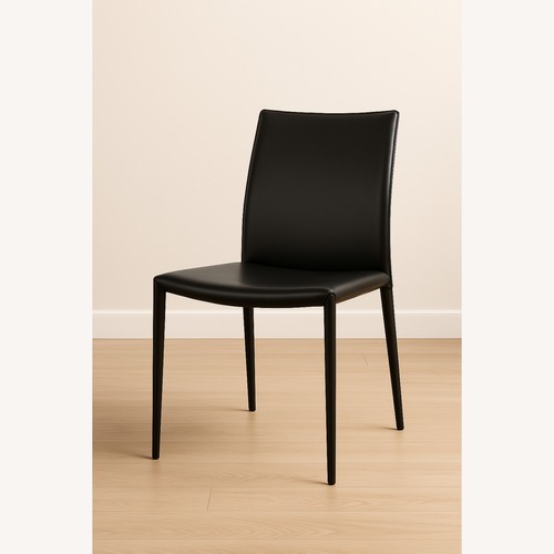Used Italian Design Leather Dining Chairs for sale on AptDeco