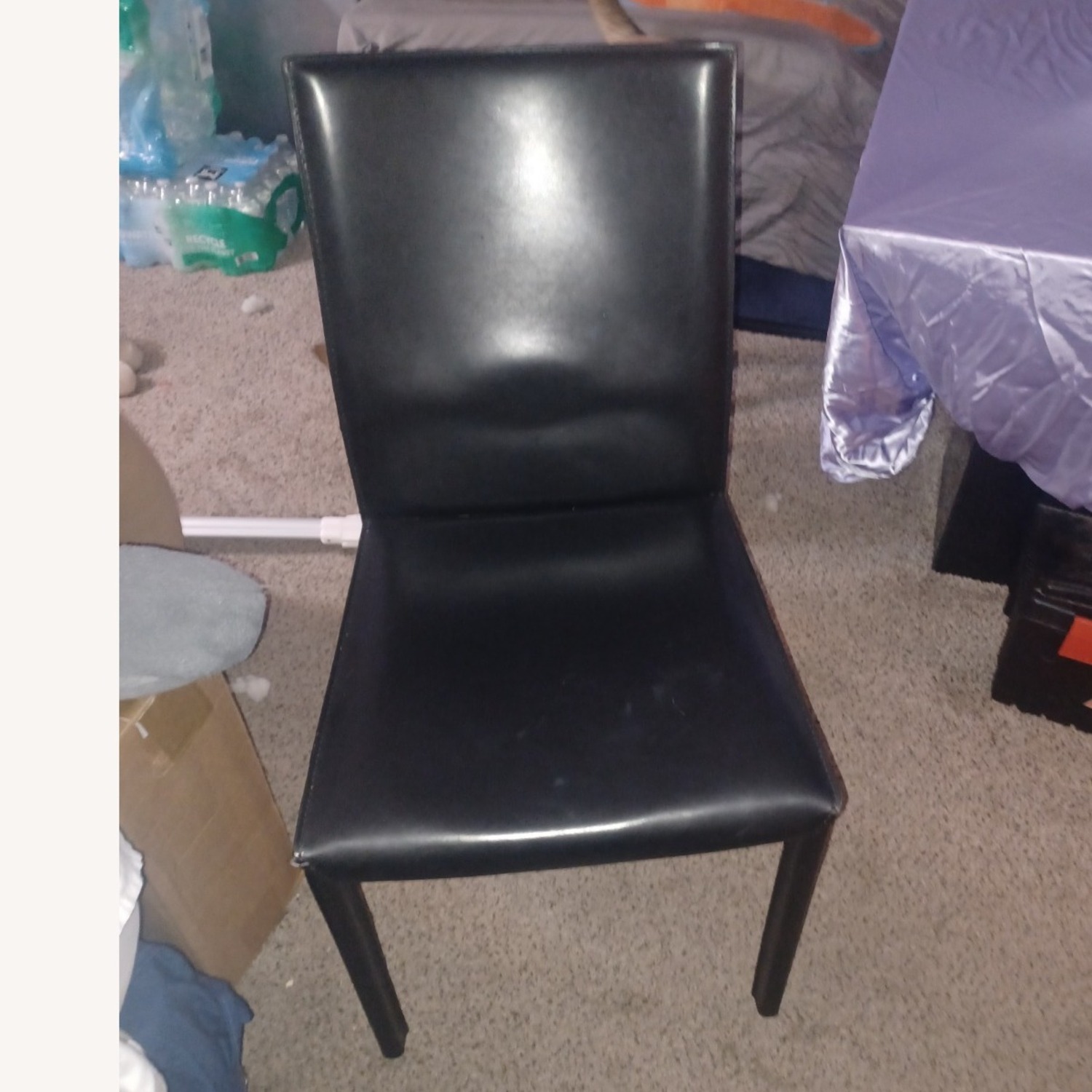 Italian Design Leather Dining Chairs - image-3