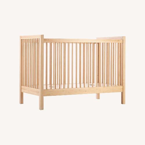 Used Crate & Kids Andersen Maple Wood Convertible Crib  for sale on AptDeco