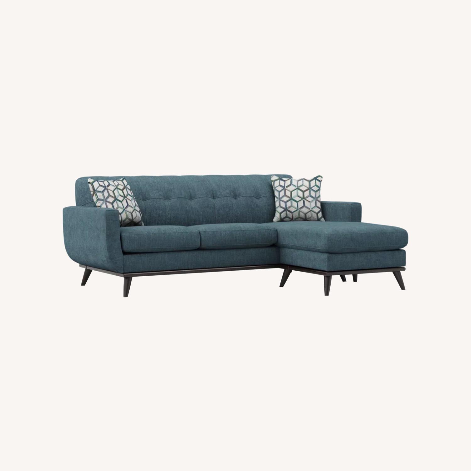 East Side Green Chaise Sofa - image-0