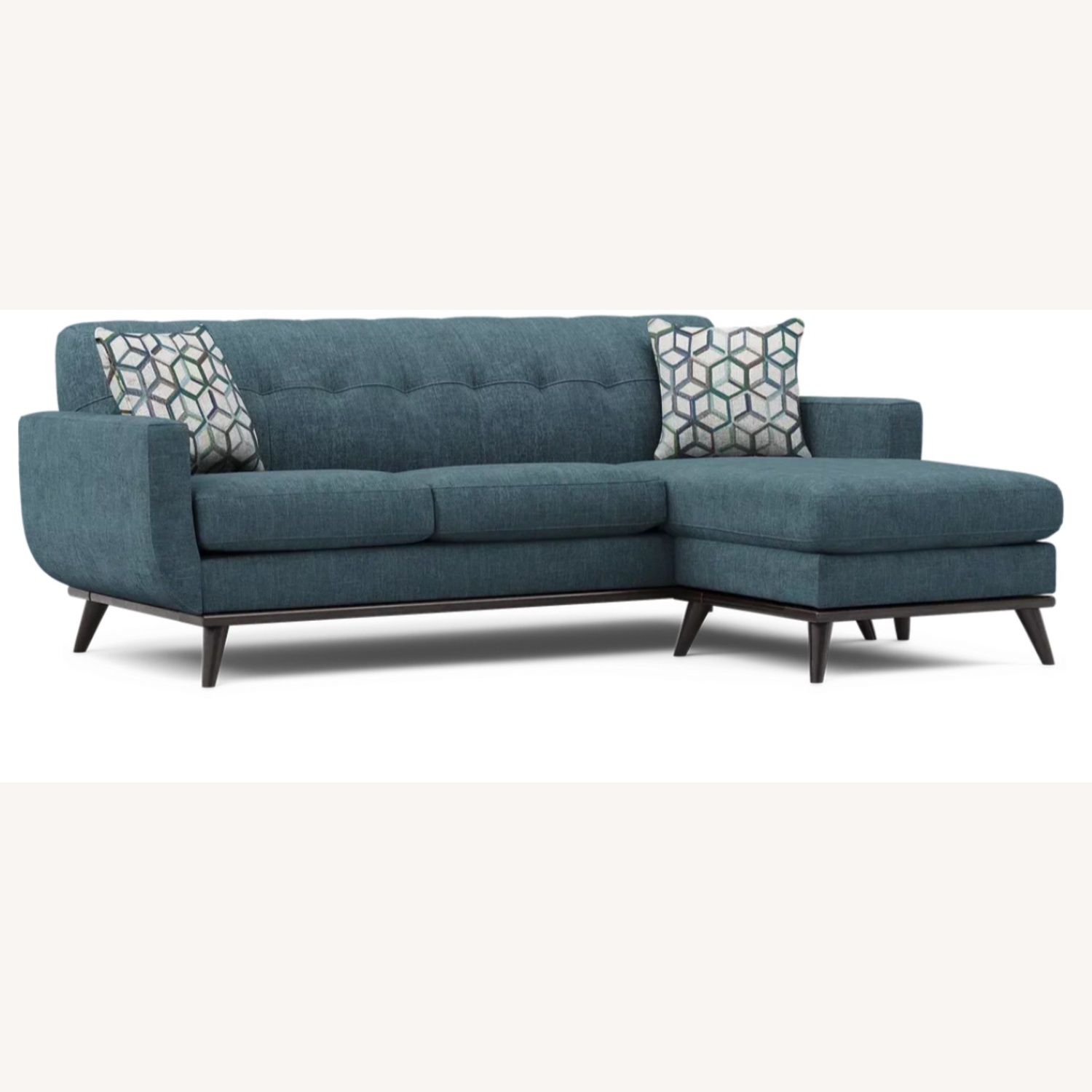 East Side Green Chaise Sofa - image-4