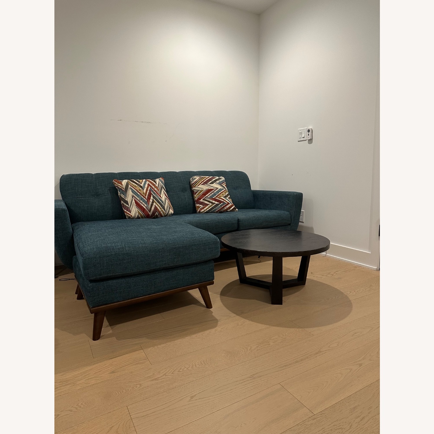 East Side Green Chaise Sofa - image-1