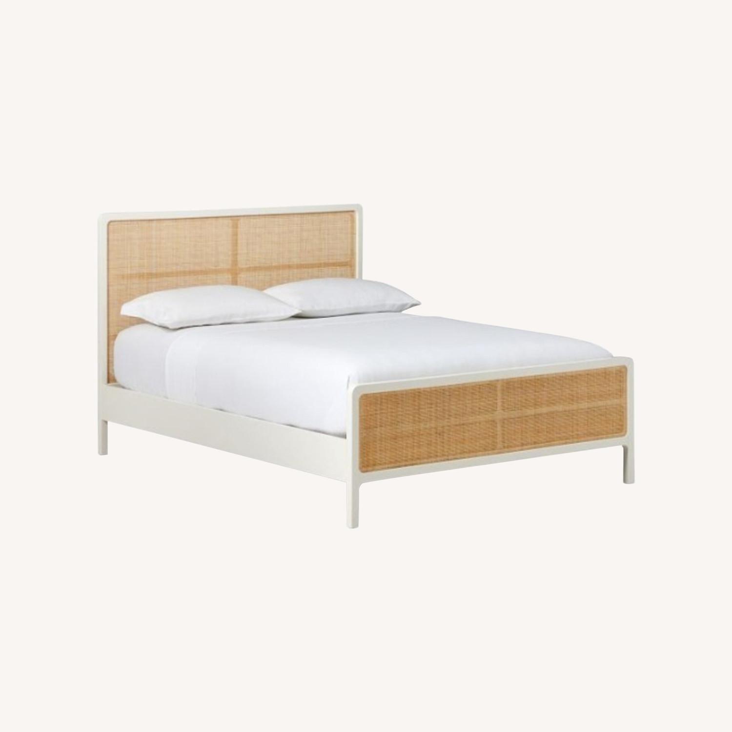 West Elm Ida Woven Bed (Full) - image-0