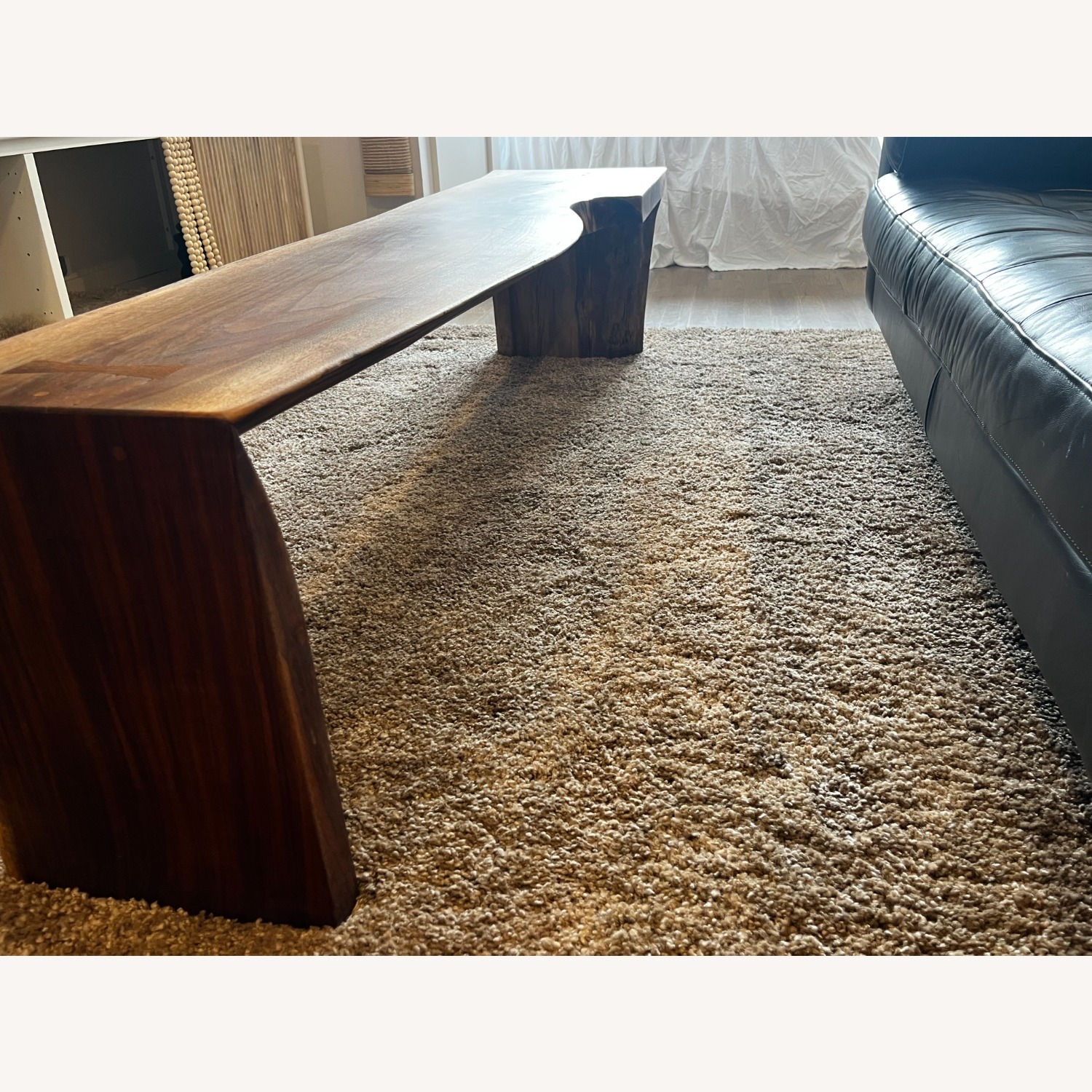 Solid Black Walnut Bench / Coffee Table  - image-2