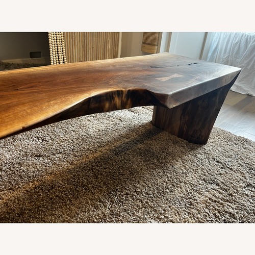 Used Solid Black Walnut Bench / Coffee Table  for sale on AptDeco