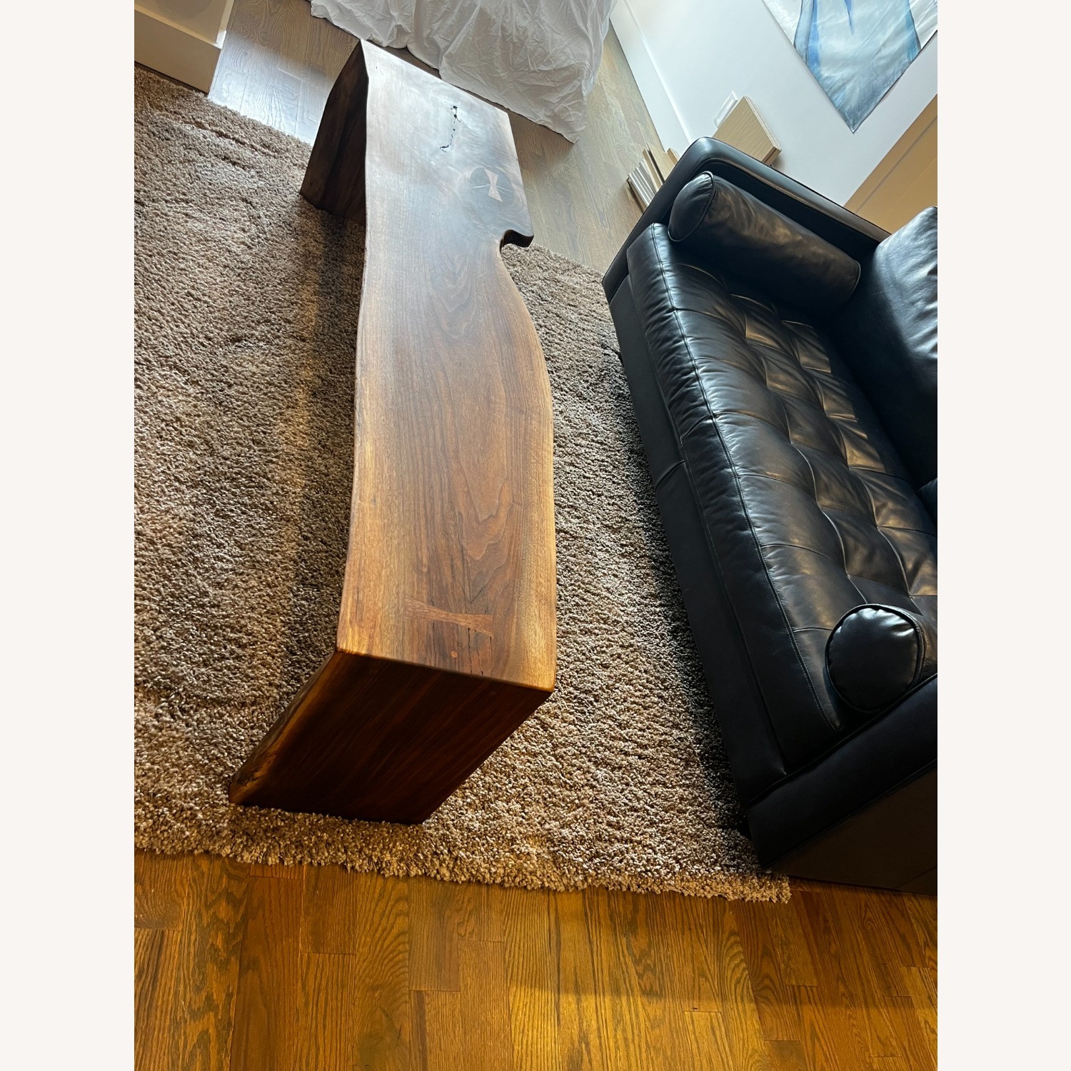 Solid Black Walnut Bench / Coffee Table  - image-6