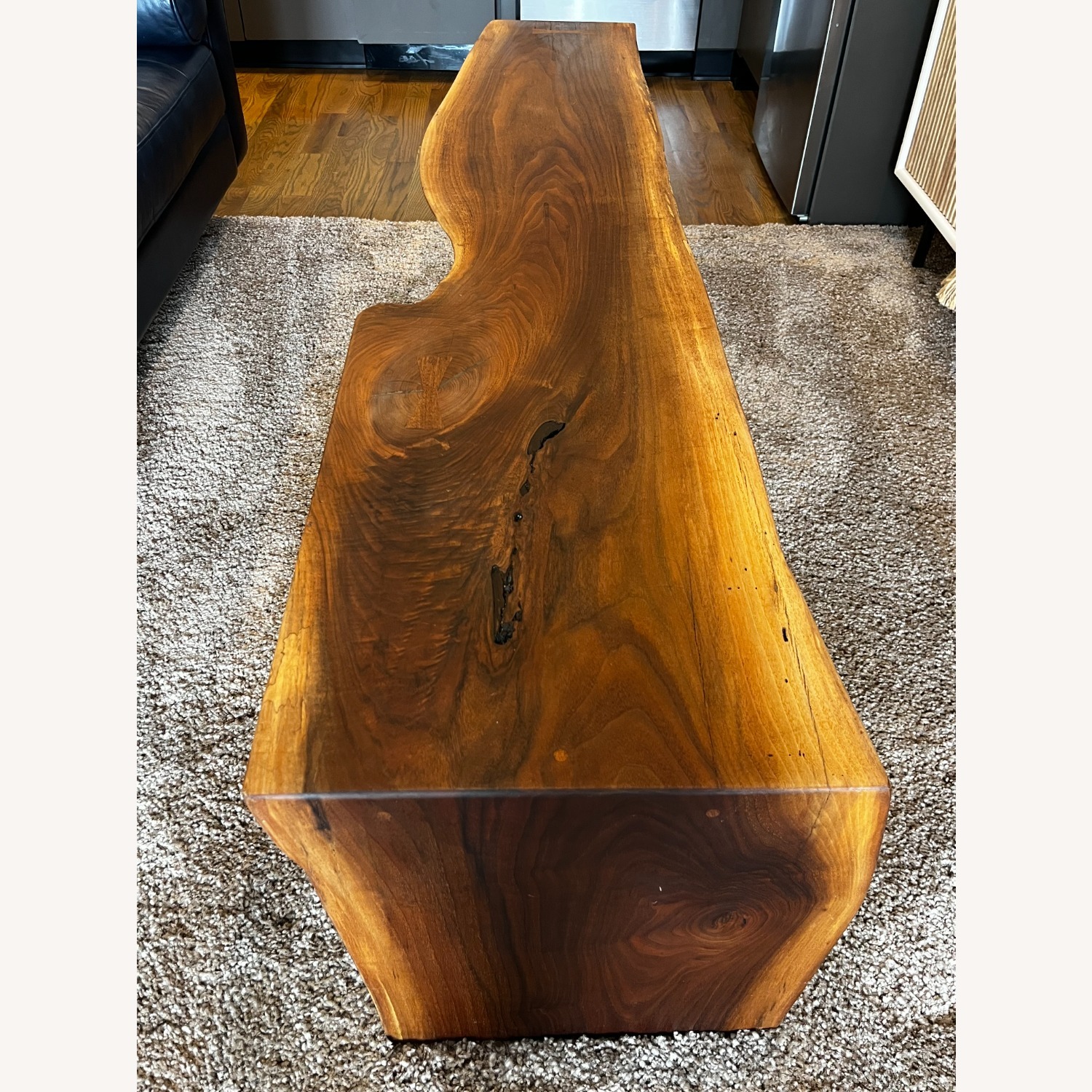 Solid Black Walnut Bench / Coffee Table  - image-7