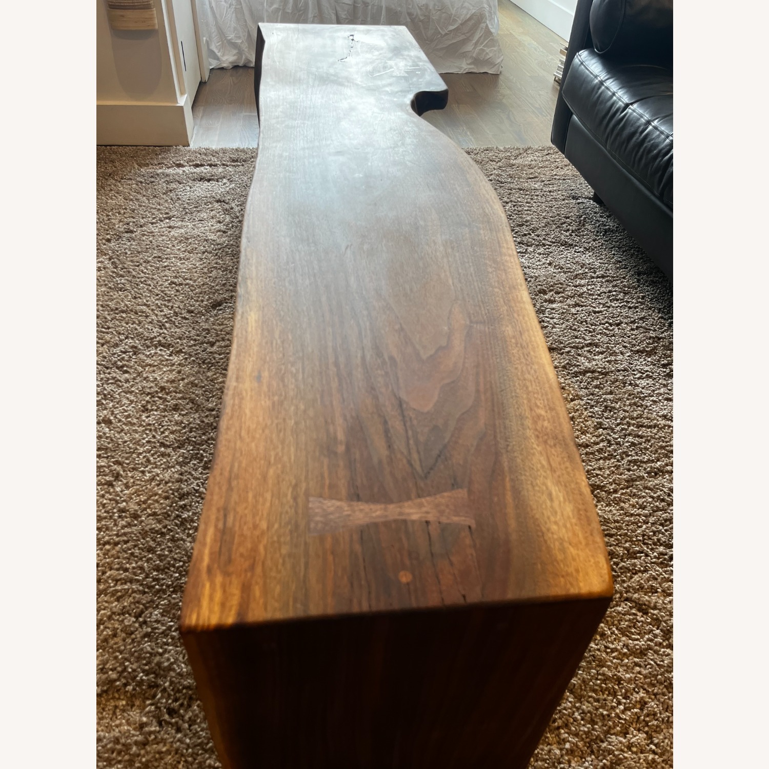 Solid Black Walnut Bench / Coffee Table  - image-5