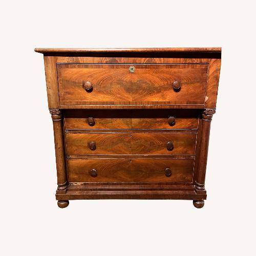 Used Antique Solid Wood Mahogany Butler Desk for sale on AptDeco