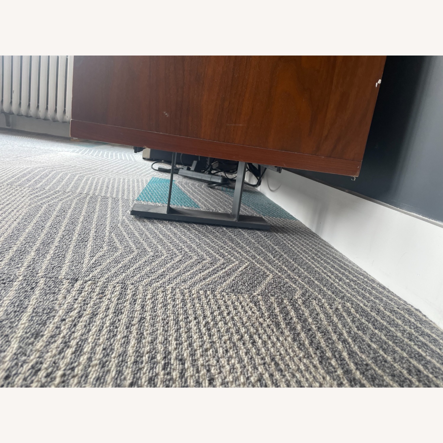 CB2 Walnut Mid Century Media Console Cabinet - image-5