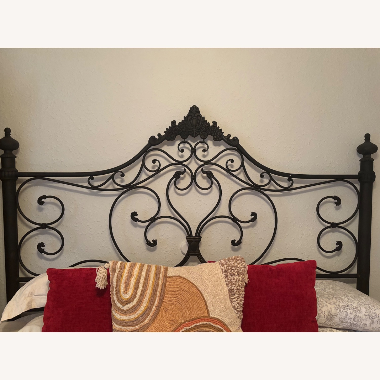 Vintage Cast Iron Headboard - image-2