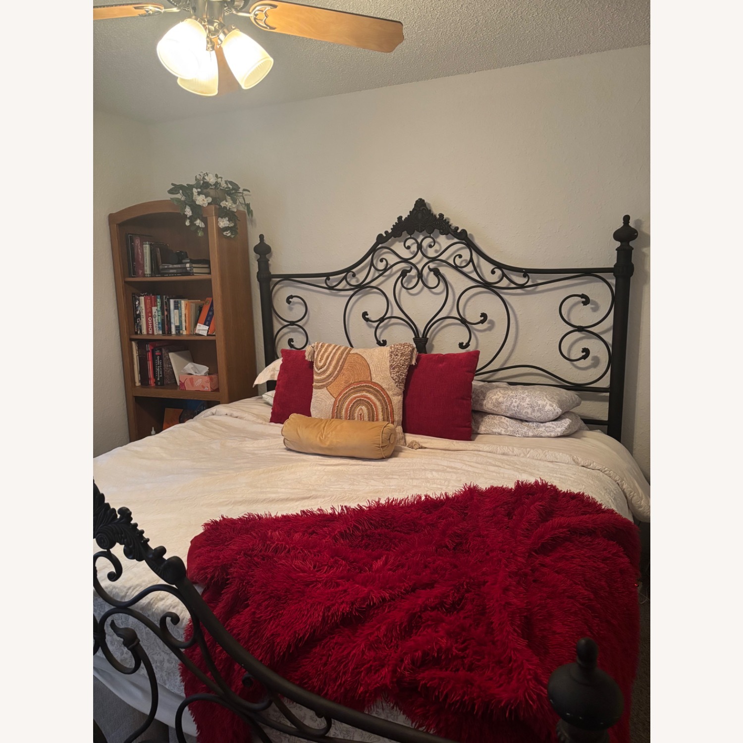 Vintage Cast Iron Headboard - image-1