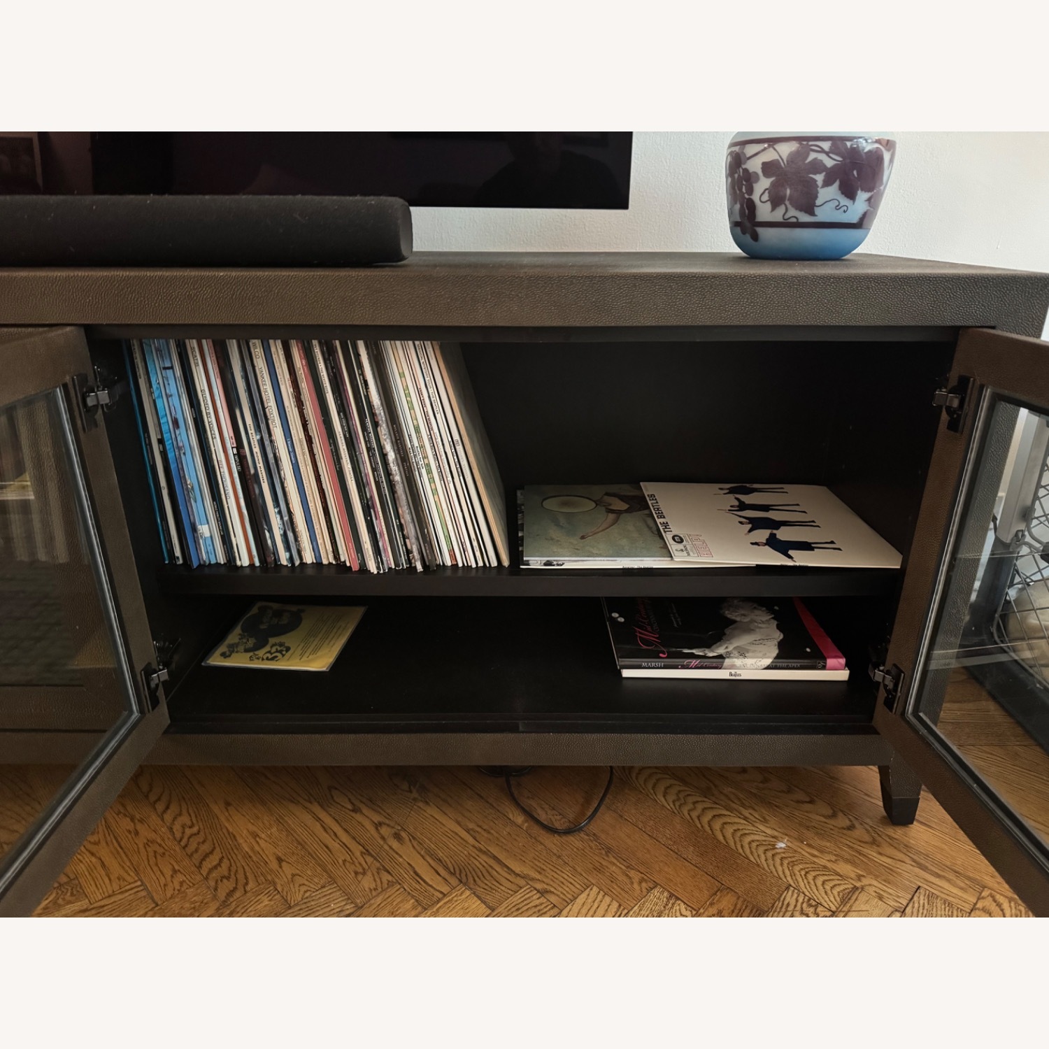 Restoration Hardware Media Cabinet - image-5