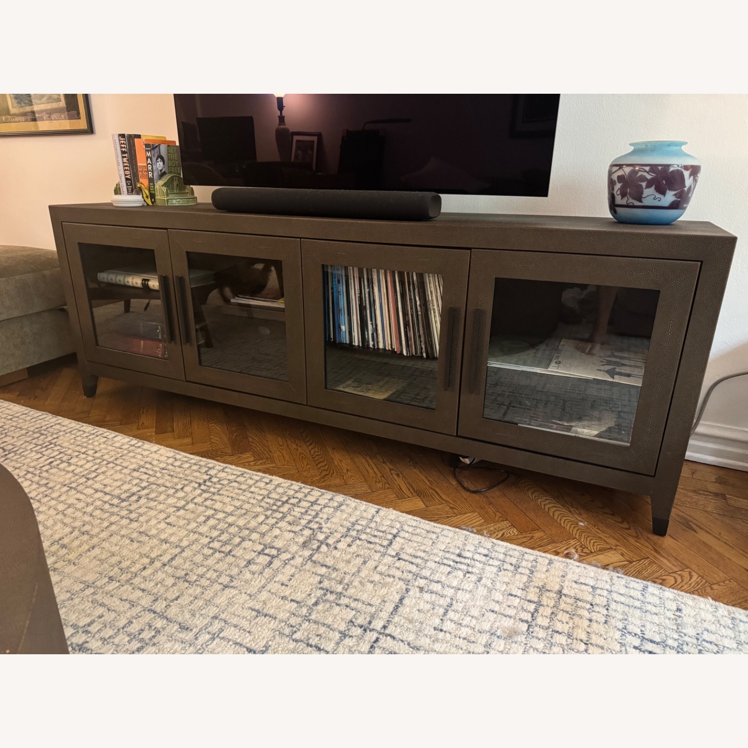 Restoration Hardware Media Cabinet - image-1