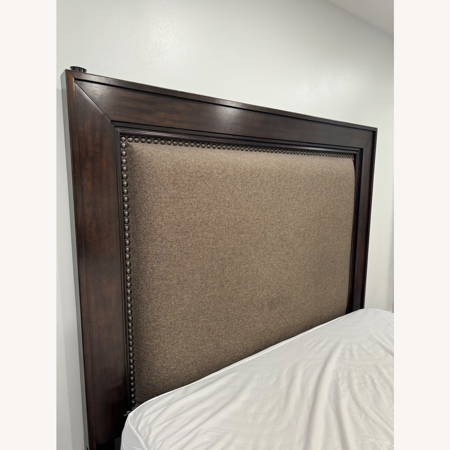 Wooden Upholstered Bed  - image-3