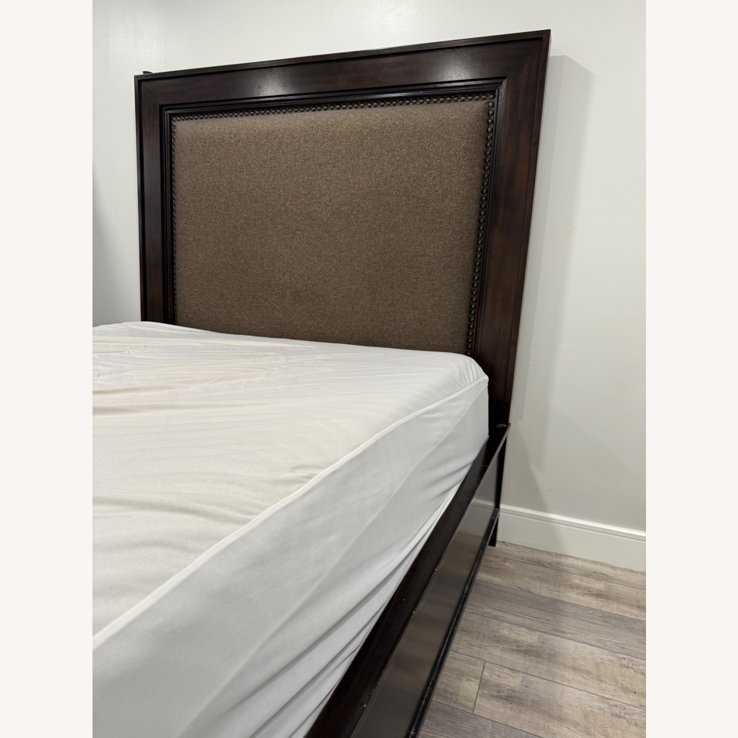 Wooden Upholstered Bed  - image-2