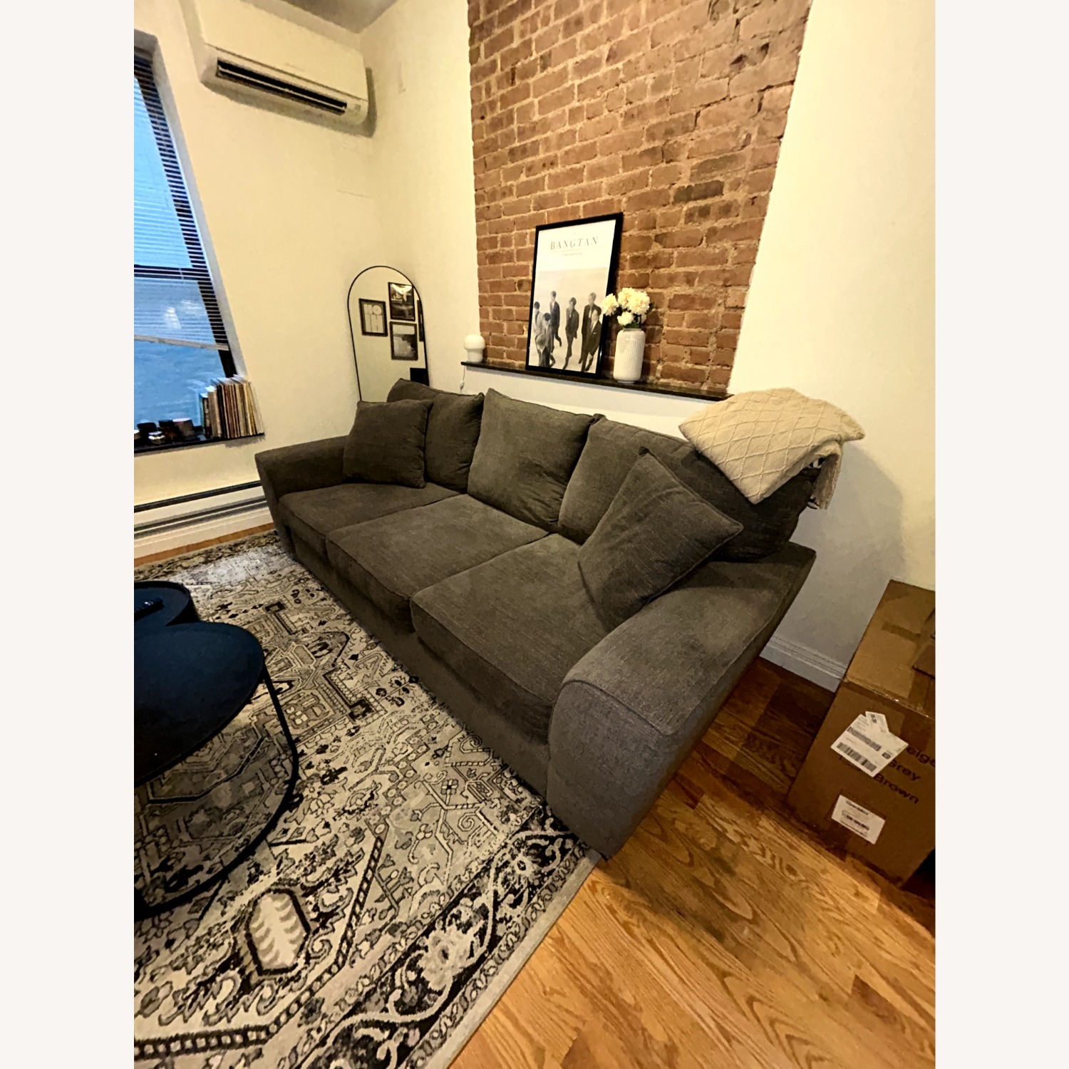 Gardner White Dark Grey Joshua Sleeper Sofa - image-2