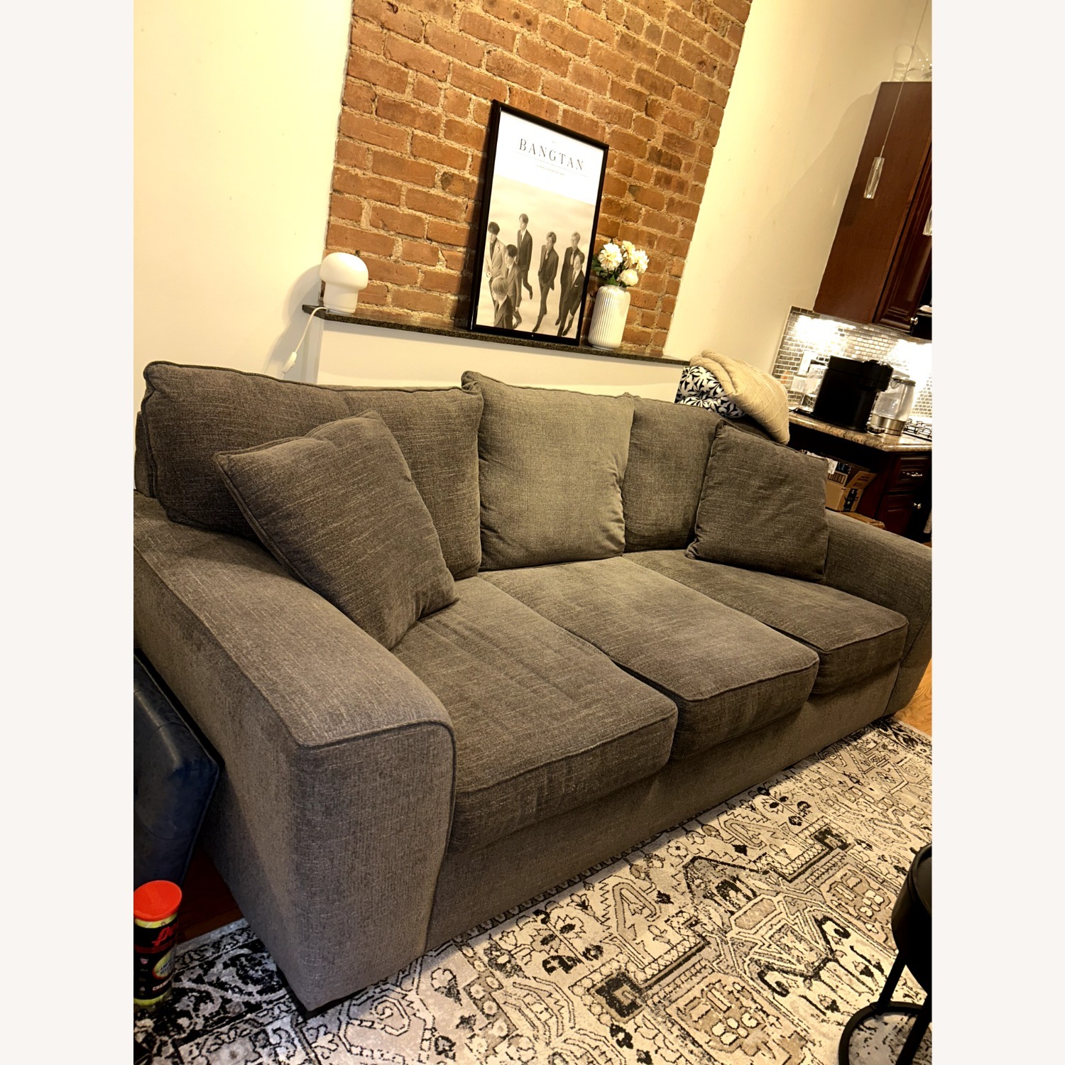 Gardner White Dark Grey Joshua Sleeper Sofa - image-3