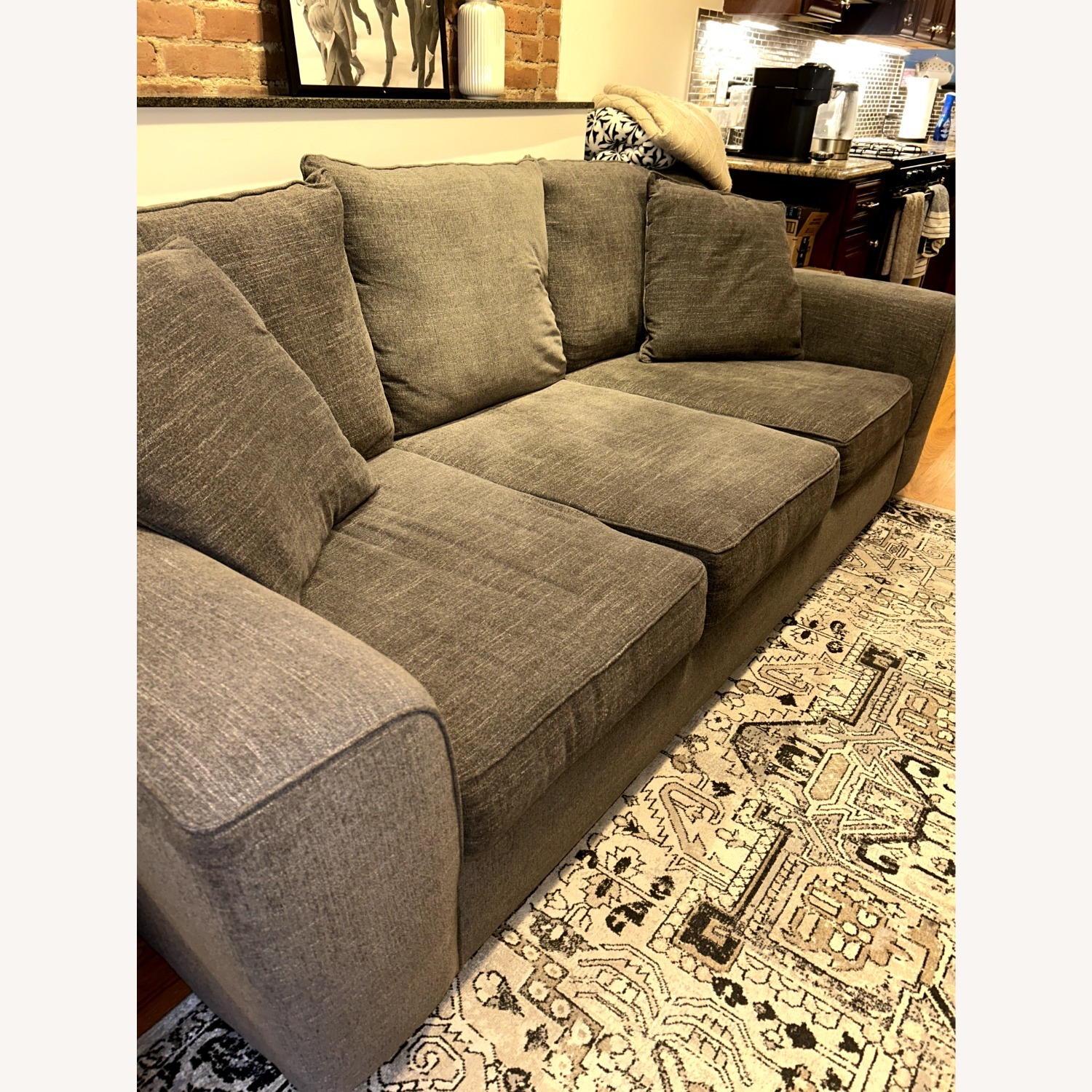 Gardner White Dark Grey Joshua Sleeper Sofa - image-5