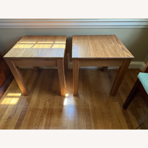 Used Solid Oak Side Tables  for sale on AptDeco