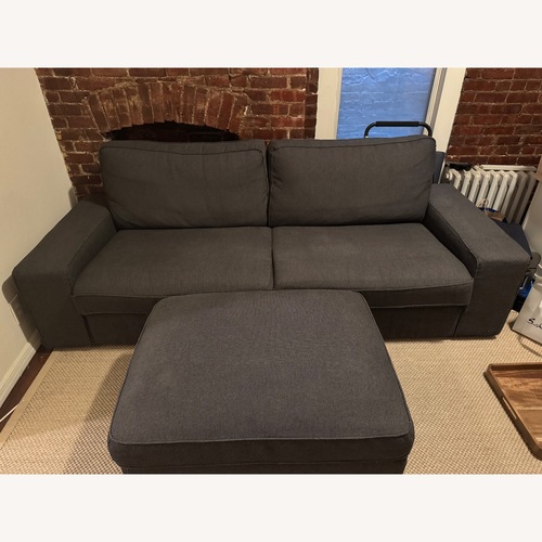 Used IKEA Kivik Sofa + Ottoman for sale on AptDeco