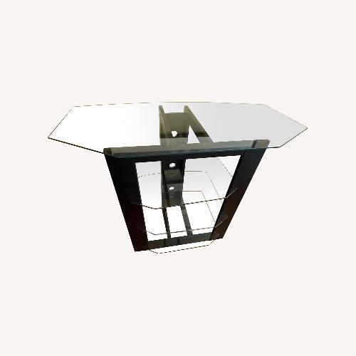 Used Glass TV Stand  for sale on AptDeco