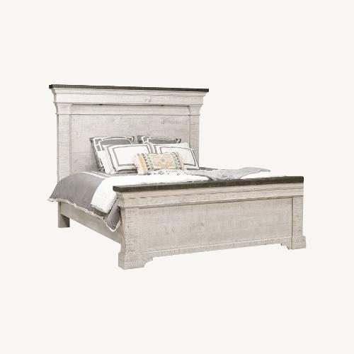Used Samuel Lawrence Bedroom Valley Ridge Queen Panel Bed  for sale on AptDeco