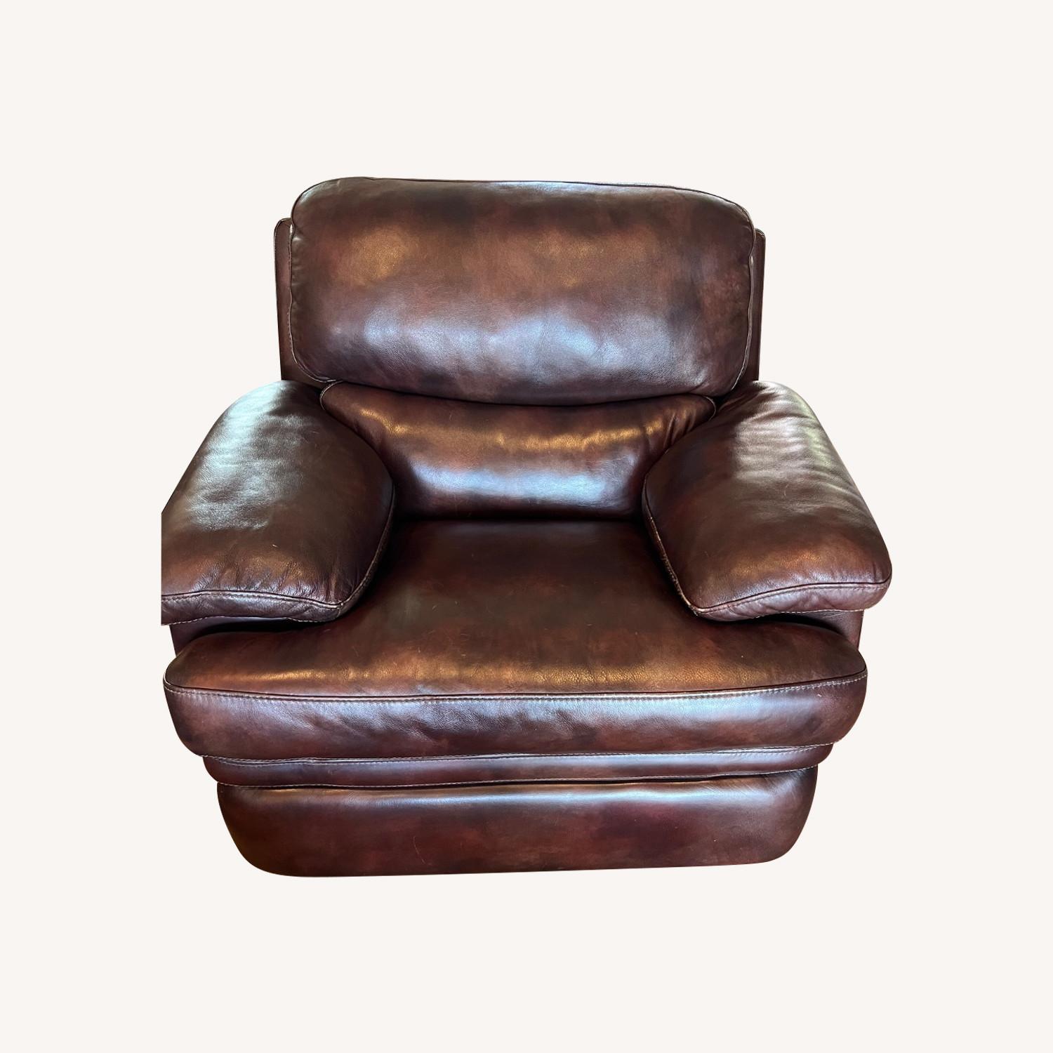 Natuzzi Leather Recliner - image-0