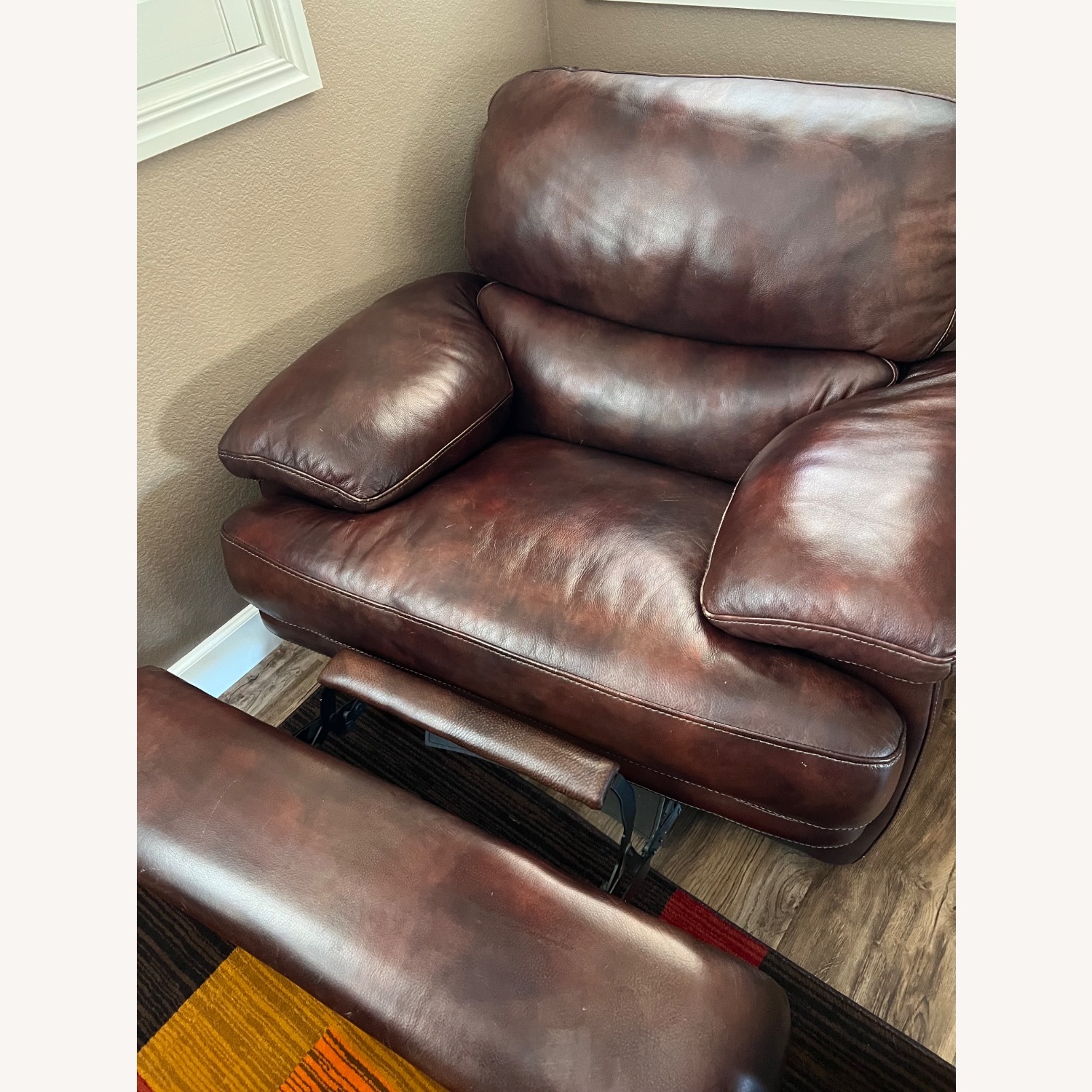 Natuzzi Leather Recliner - image-3