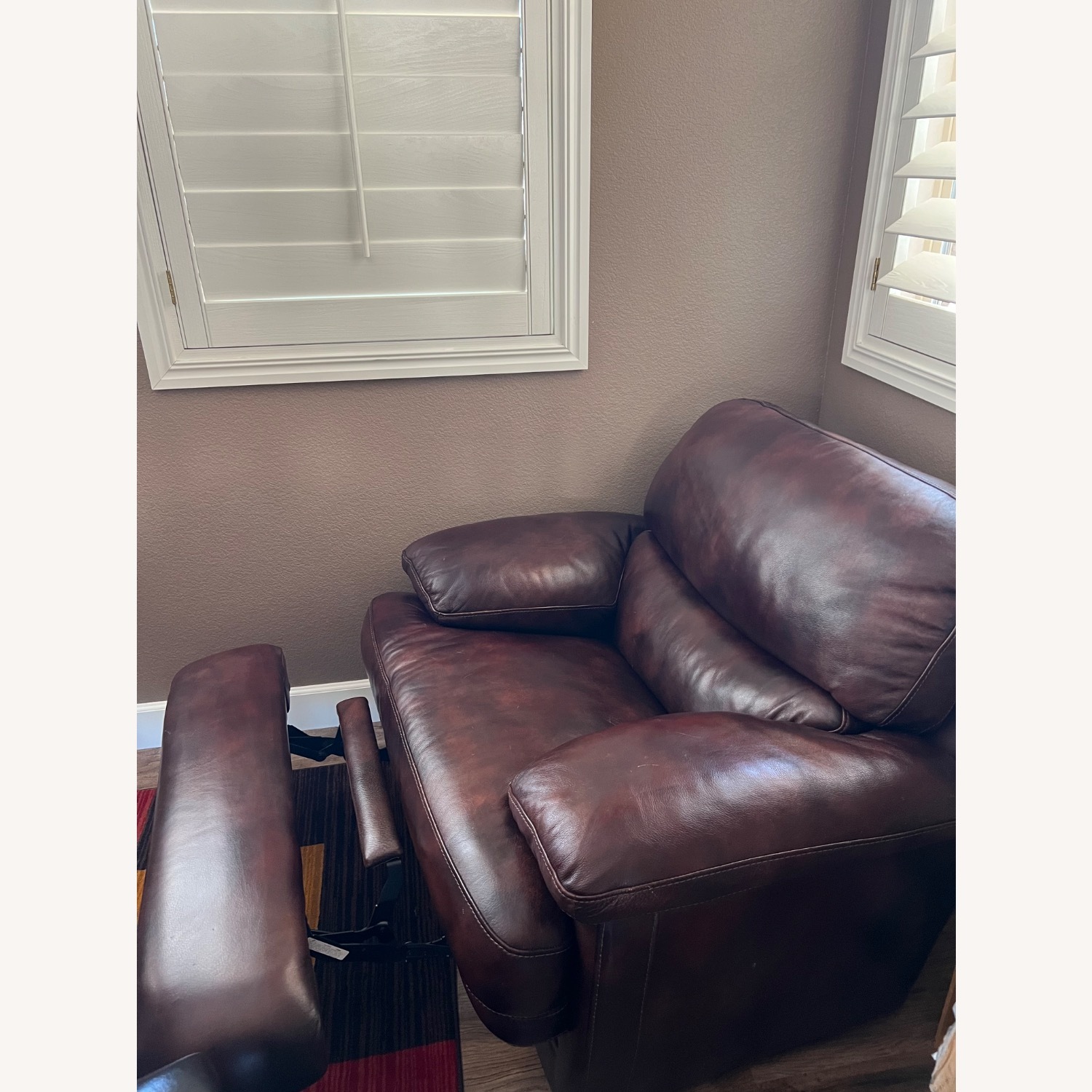 Natuzzi Leather Recliner - image-2