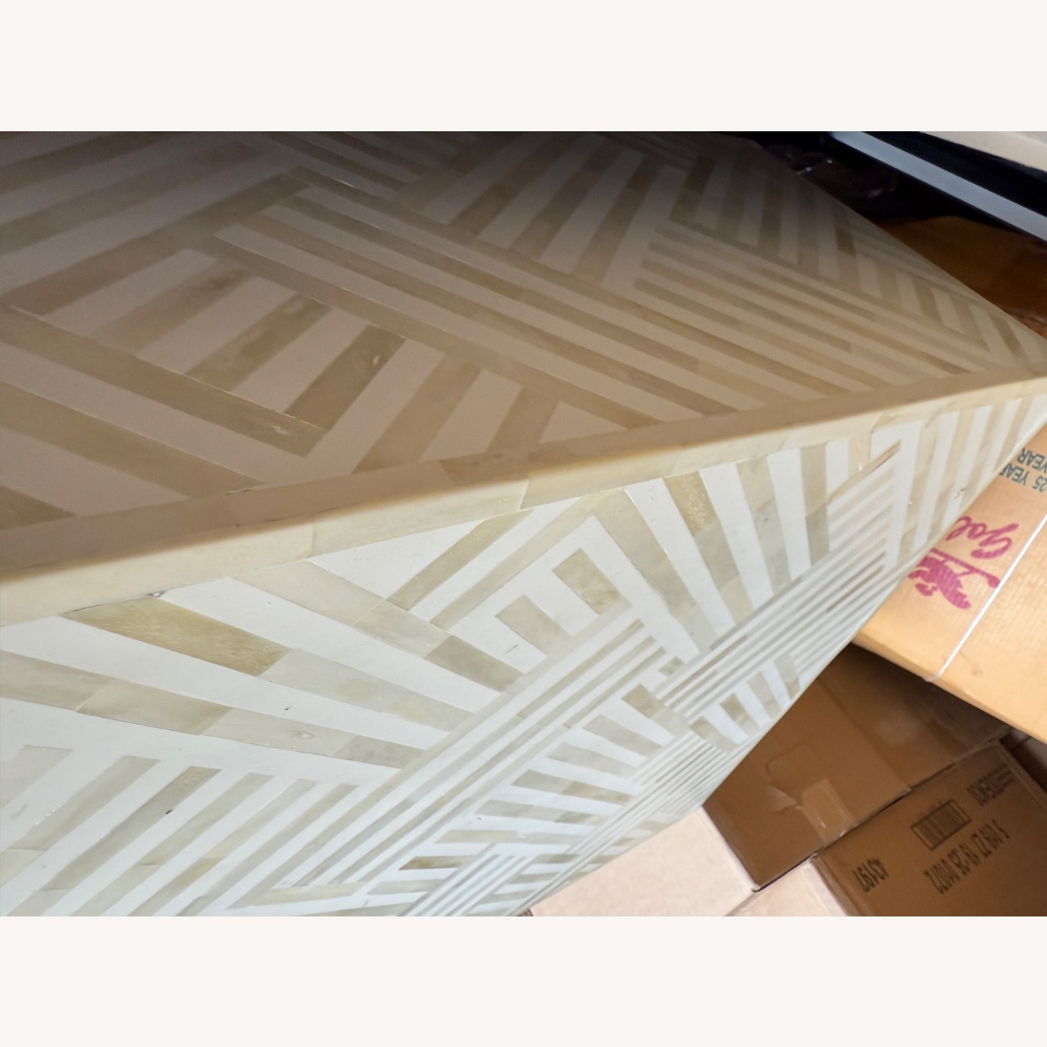 Anthropologie Bone Inlay Desk - image-11