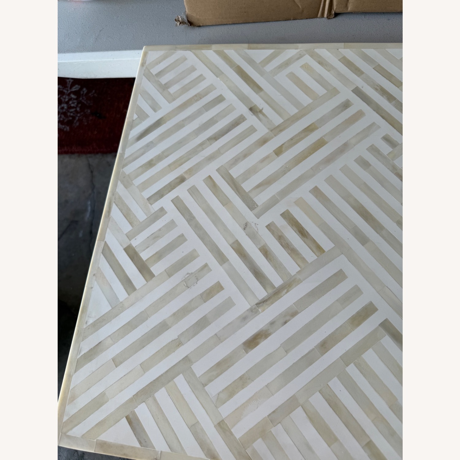 Anthropologie Bone Inlay Desk - image-7