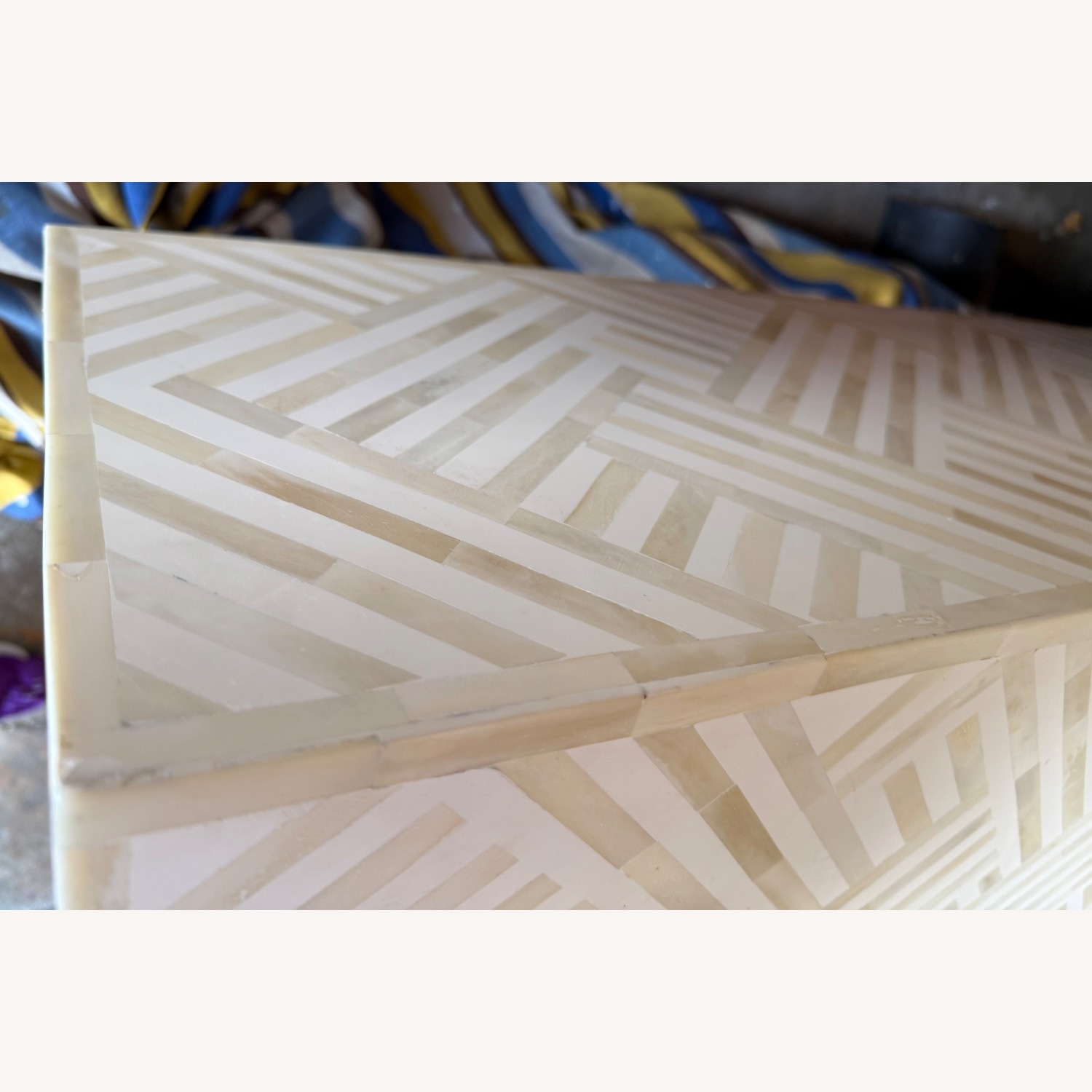 Anthropologie Bone Inlay Desk - image-9