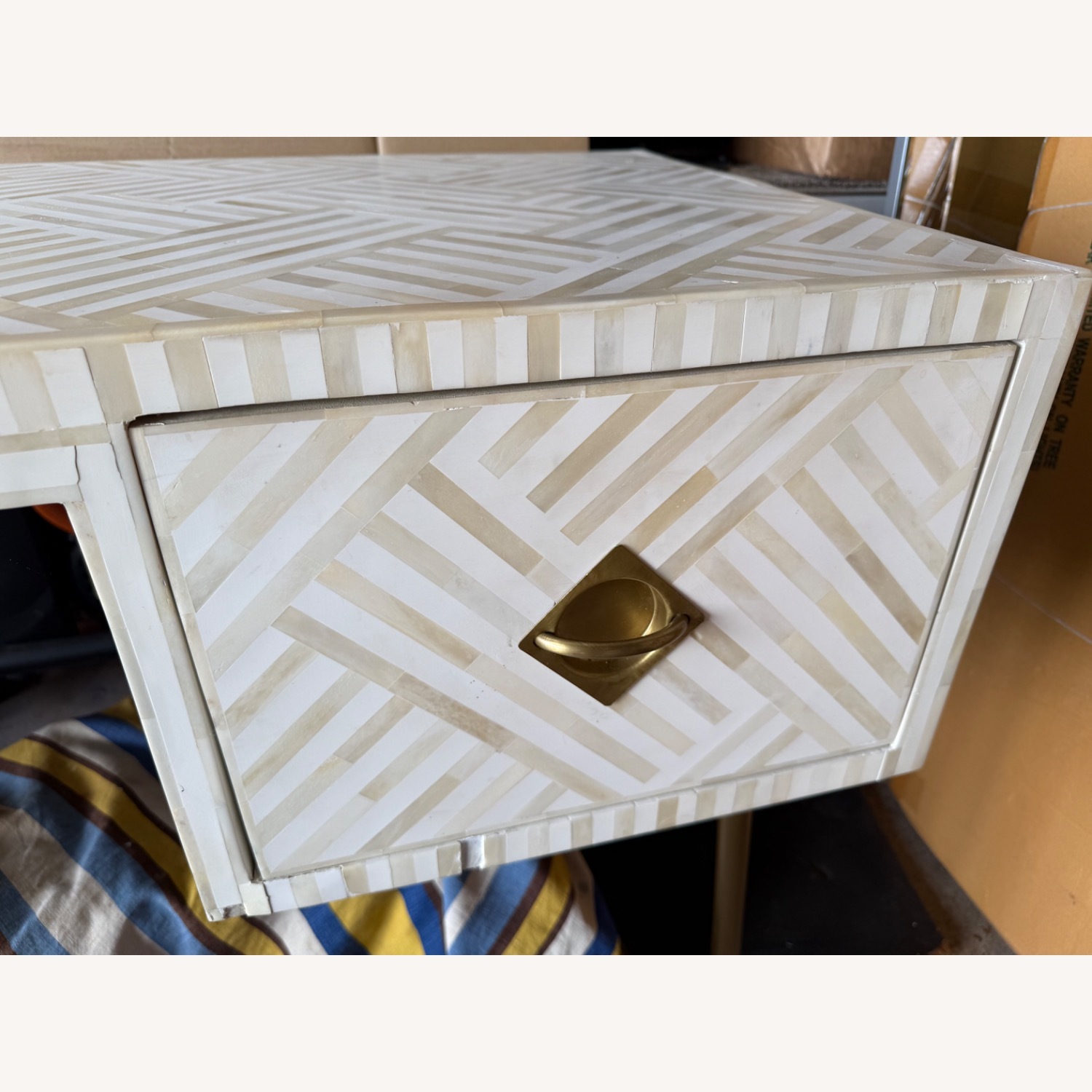Anthropologie Bone Inlay Desk - image-20