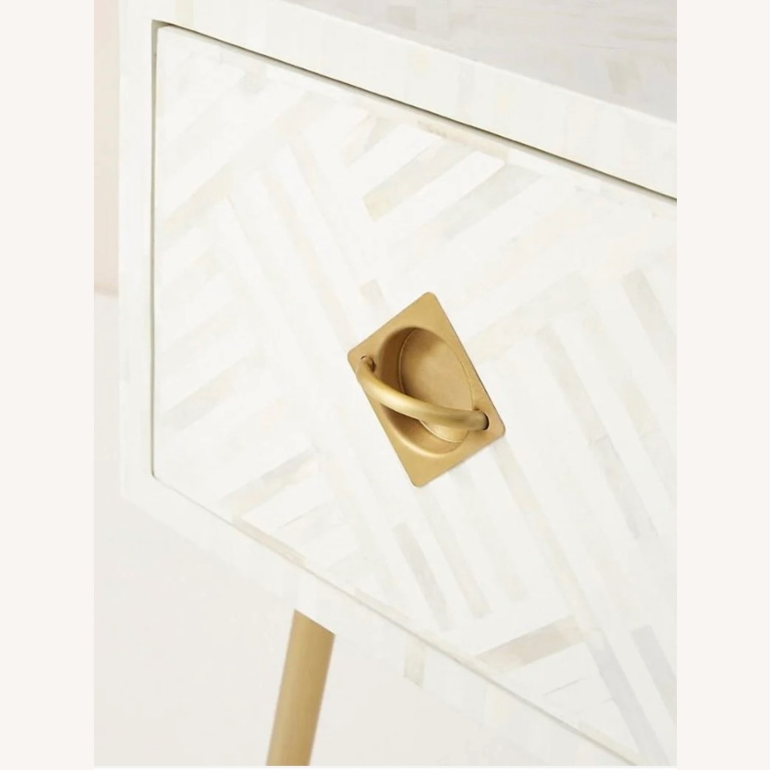 Anthropologie Bone Inlay Desk - image-1