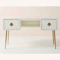 Anthropologie Bone Inlay Desk