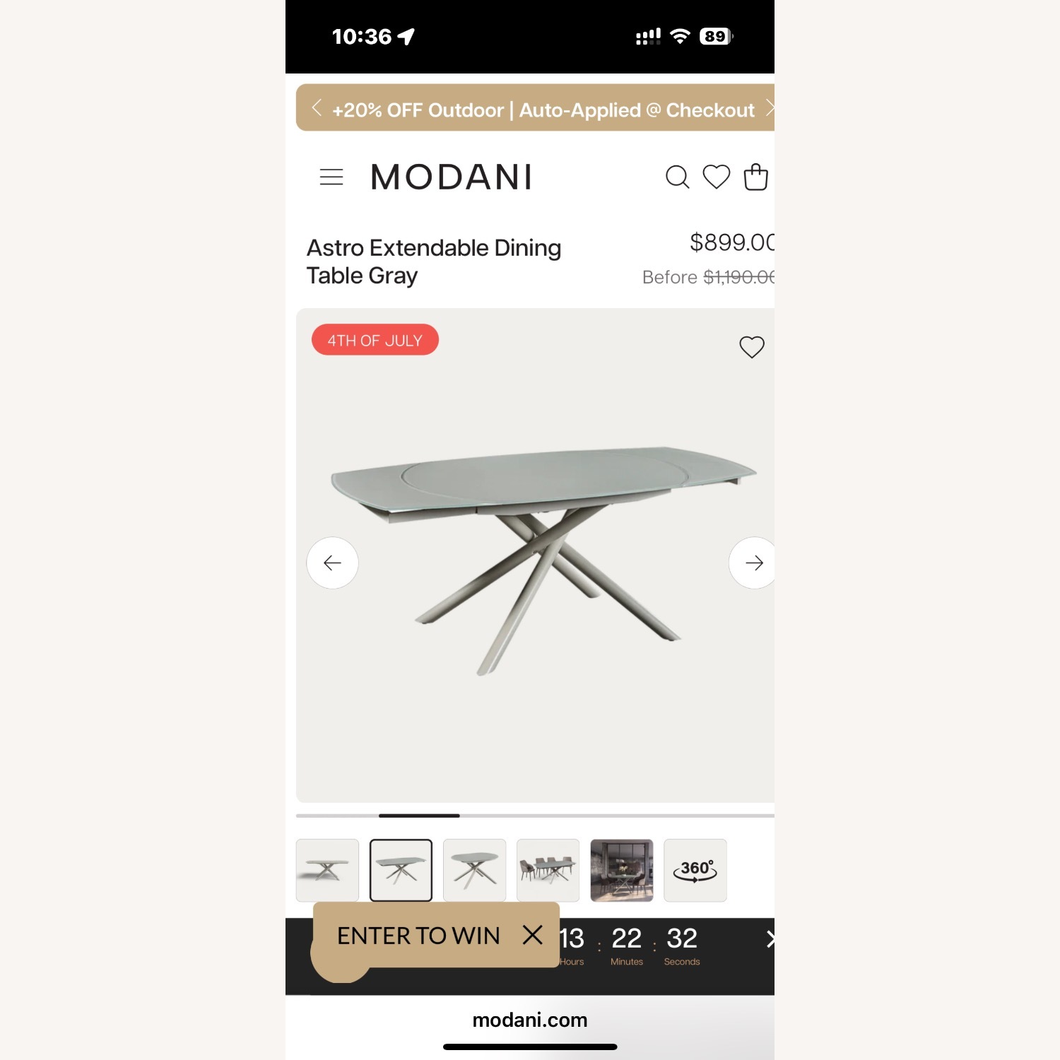 Modani modern dining table  - image-8